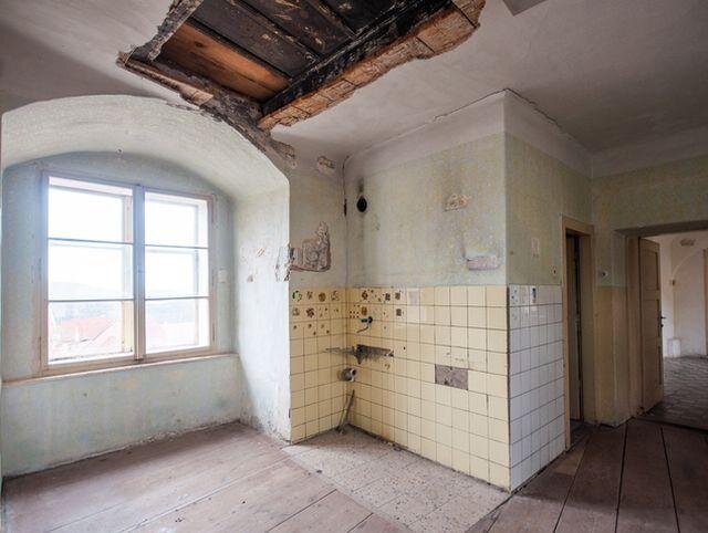 Místnost před začátkem prací 