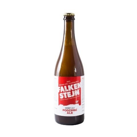 Pivo PODZIMNÍ ALE pochází z pivovaru Falkenštejn, který působí v opraveném měšťanském domě.