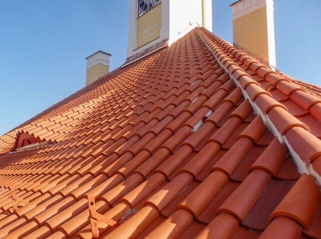 Hřeben střechy žamberské radnice