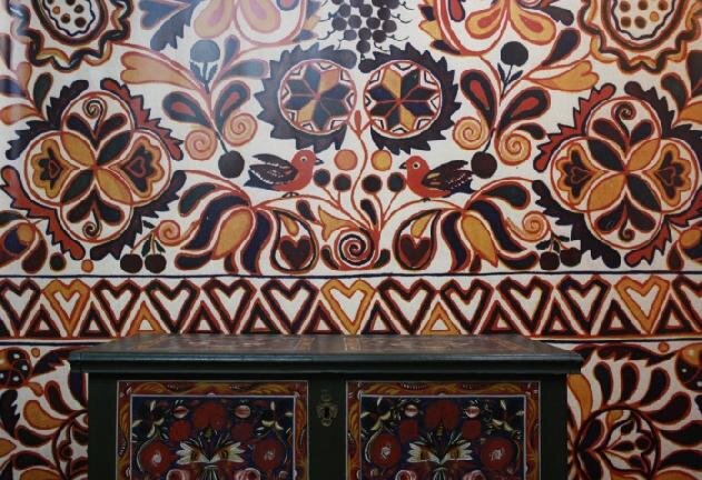 Dušan Jurkovič se inspiroval lidovými ornamenty.
