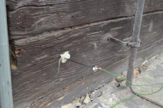 Termoelektrický snímač k měření teploty dřeva