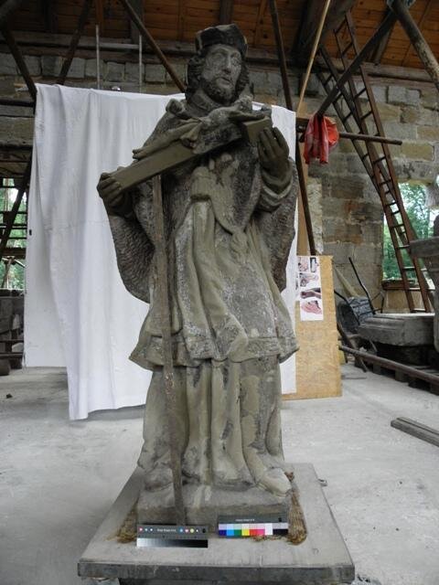 Socha sv. Jana Nepomuckého z obce Líska