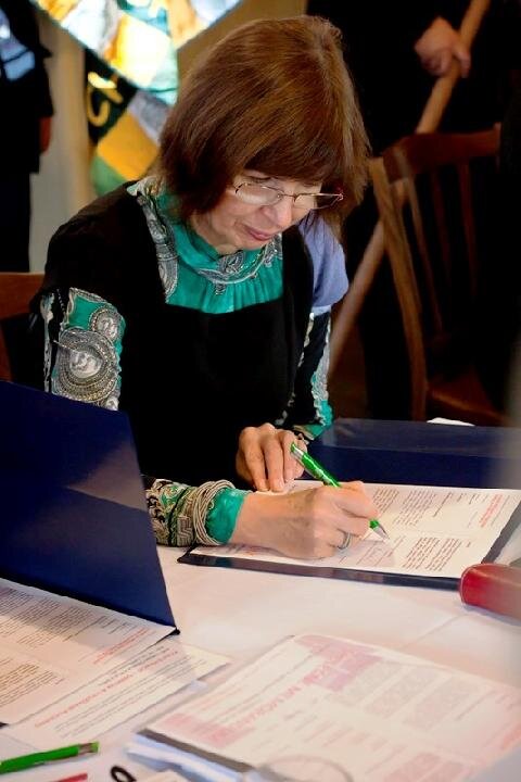 Memorandum svým podpisem stvrdila také náměstkyně ministra kultury Anna Matoušková.