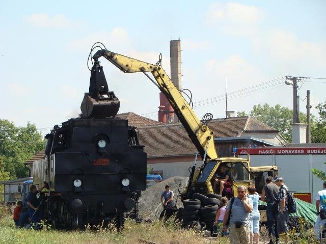 Parní vlak Znojmo – Jemnice.
