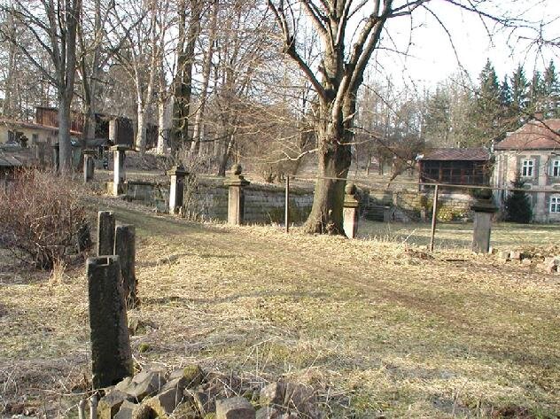Zpustlá zahrada před celkovou obnovou