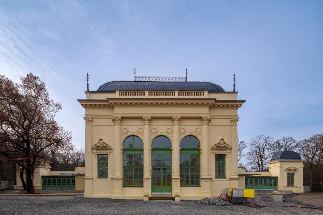 Celkový pohled na obnovený pavilon