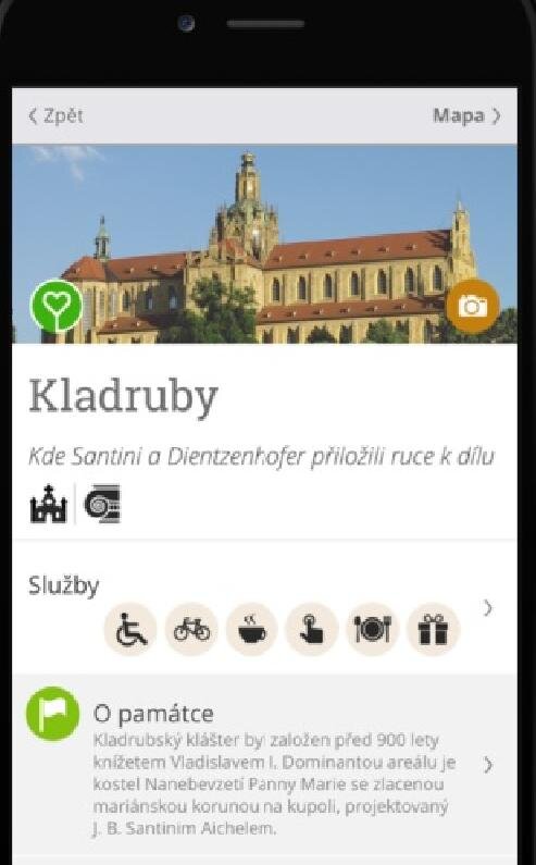 Klíč k památkám má také mobilní aplikaci pro tablety a chytré telefony. 