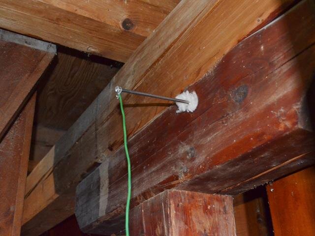 Termoelektrický snímač k měření teploty dřeva