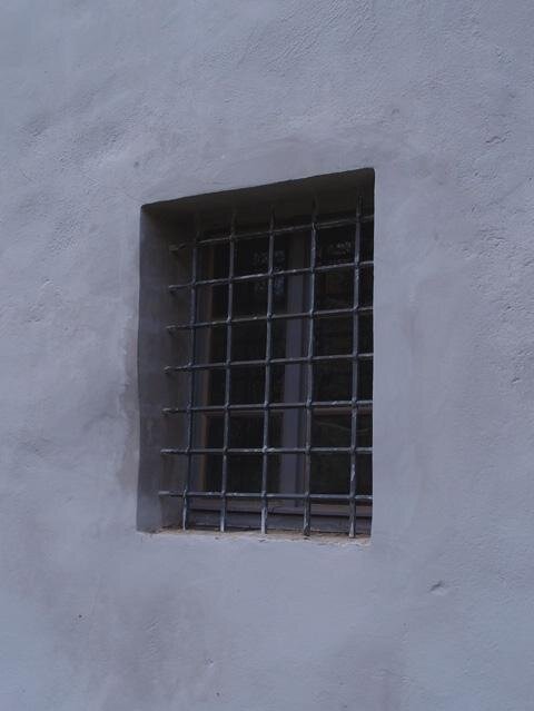 Detail okenní mříže