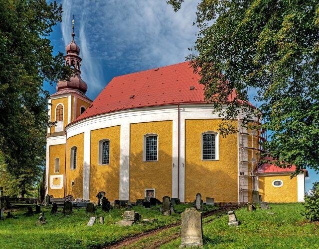 Kostel sv. Michaela ve Vernéřovicích (1719–1722; Kryštof Dientzenhofer)