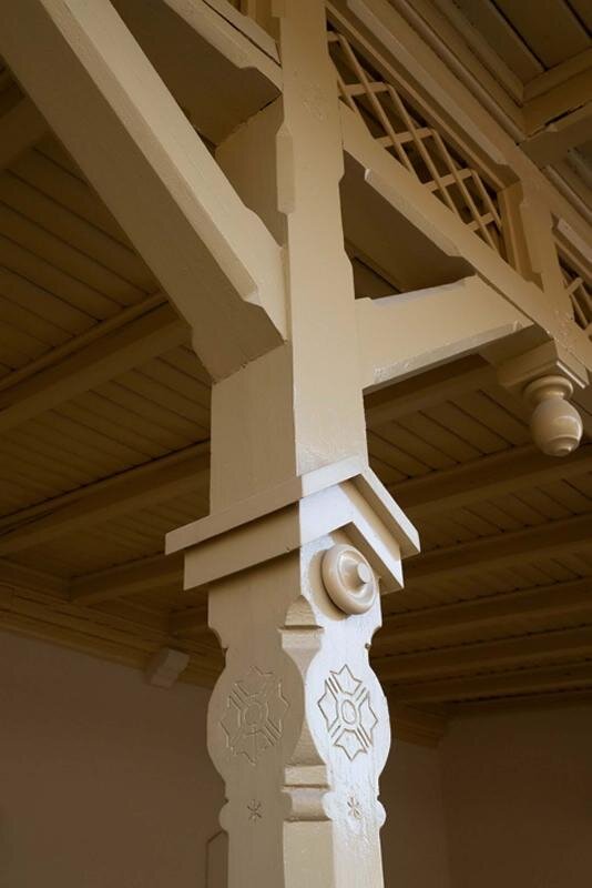 Dřevěný konstrukční detail 