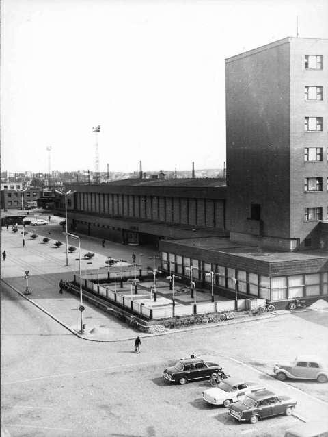 Pardubické nádraží kolem roku 1970