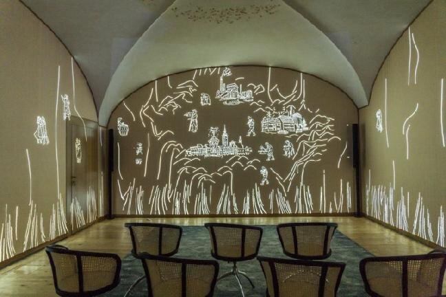 První část expozice nabízí hudebně-vizuální zážitek.
