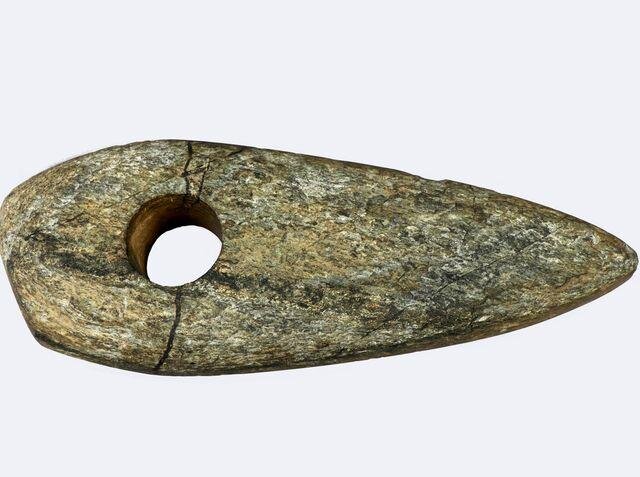 Neolitickou sekerku najdeme v expozici archeologie.