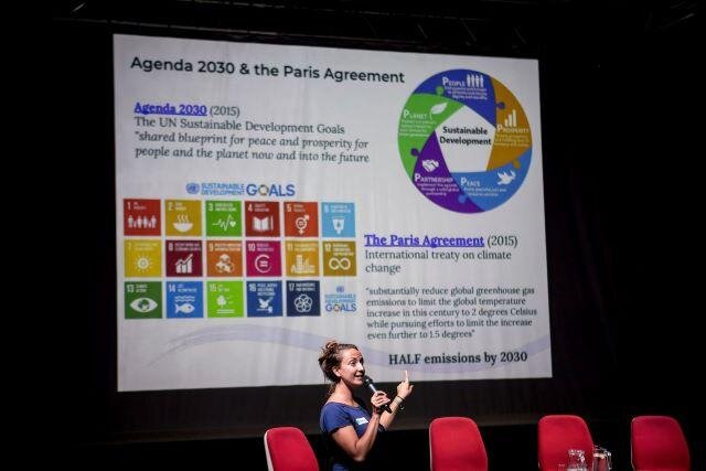Caithlin Southwick na konferenci Střed zájmu: Udržitelnost jako způsob existence