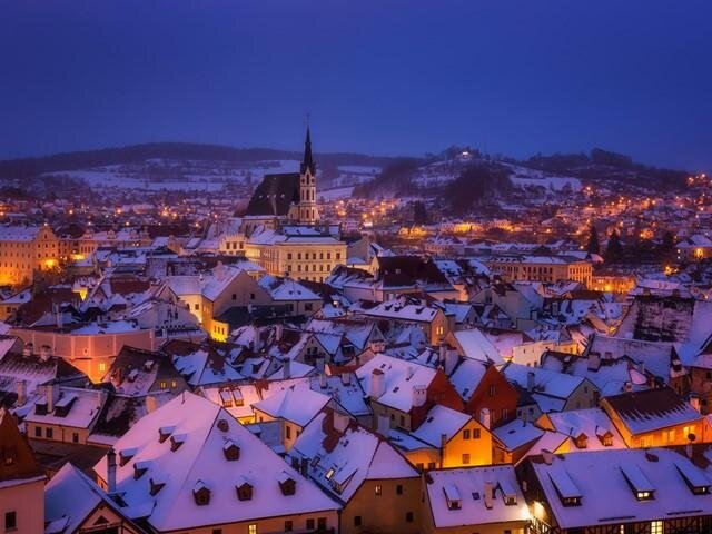 Zimní Český Krumlov