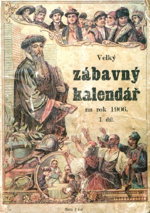 Obálka jednoho z vydaných Steinbrenerových zábavných kalendářů