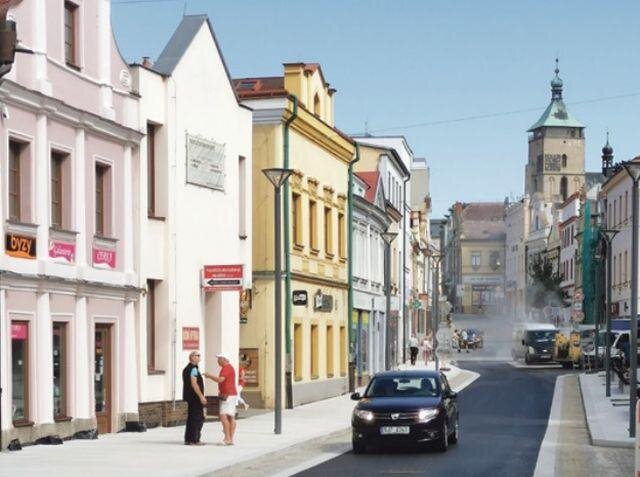 V říjnu bude dokončena rekonstrukce Dolní ulice vedoucí k Havlíčkovu náměstí.