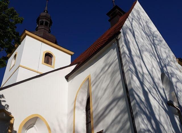 V Radomyšli jsme si mohli prohlédnout obnovený kostel sv. Martina.
