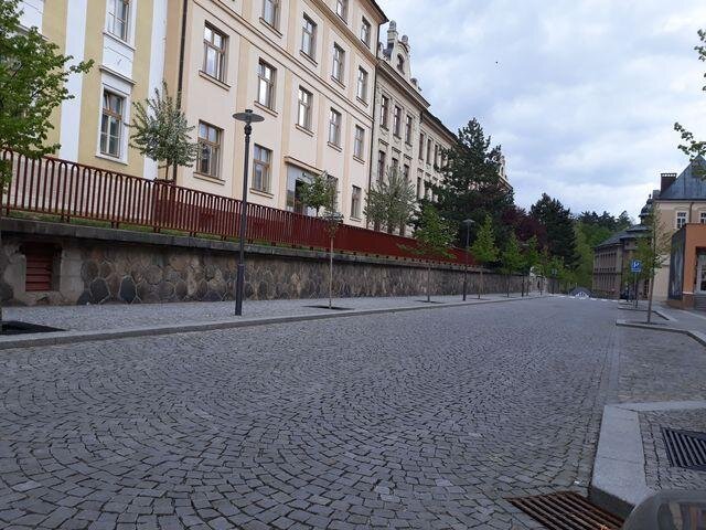 Štáflova ulice po revitalizaci