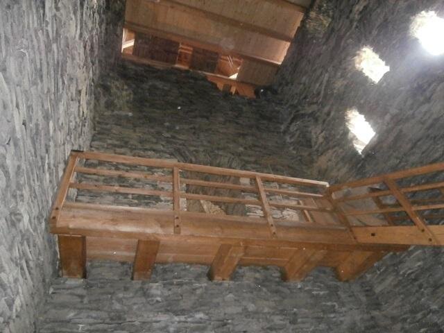 Nové schodiště v Templářském paláci 