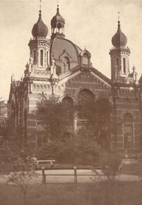 Synagoga v Olomouci, květen 1930, Karel Kocian