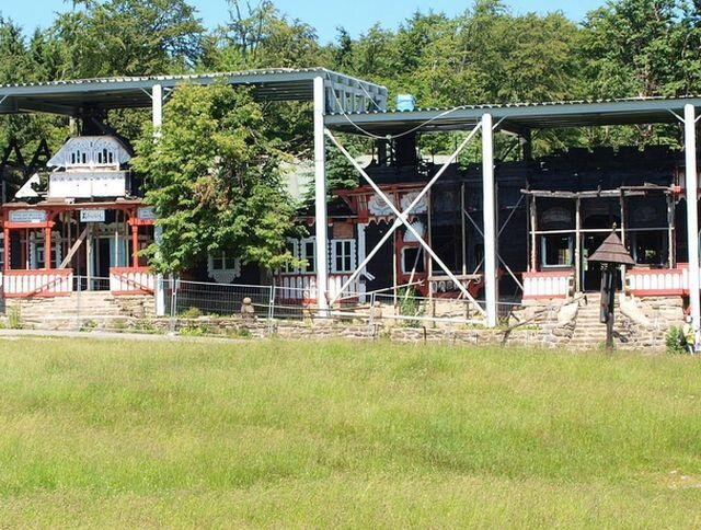 Libušín z kamery zvonička z 29. 6. 2016