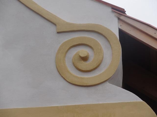 Obnovený fasádní detail