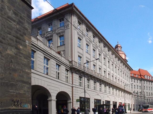 Pohled z Jindřišské ulice
