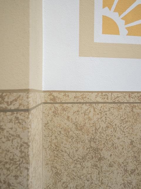 Detail obnovené výmalby