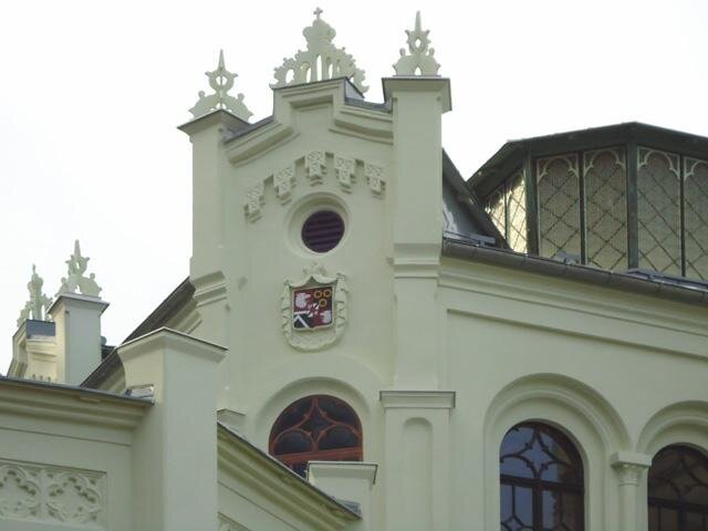 Detail obnovené fasády