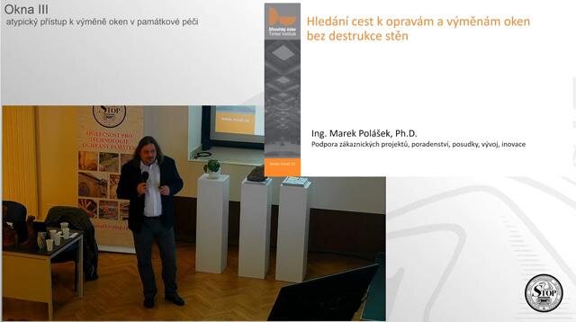Marek Polášek během přednášky
