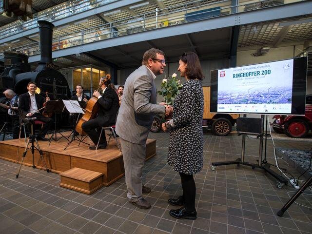 Karel Ksandr s kolegyní Ivanou Lorencovou, která měla na starosti organizaci celé konference.