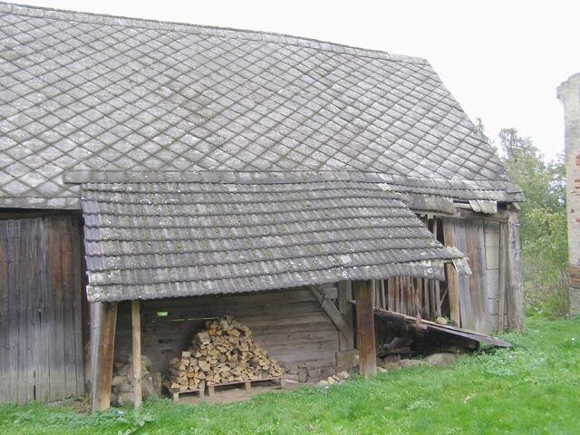 Stav stodoly před obnovou