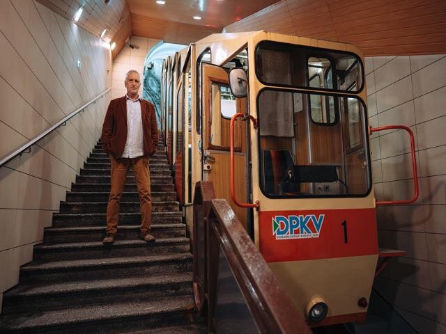 Lanovka hotelu Imperial v Karlových Varech
