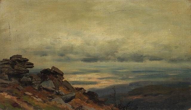 Alois Kirnig, Krajina s mraky, 2. polovina 19. století
