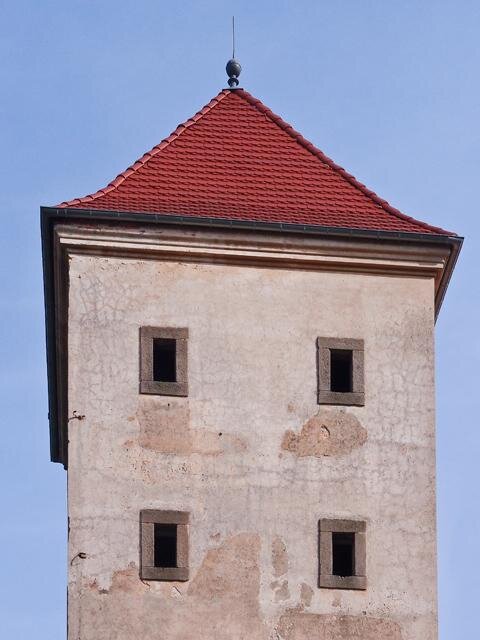 Detail zámecké věže
