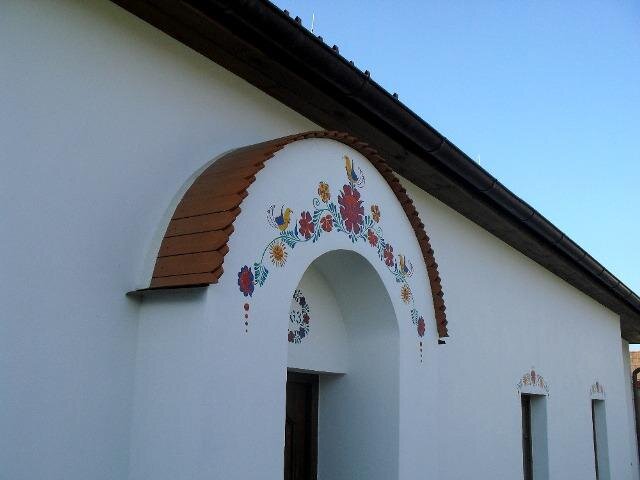 Detail žudra - typického prvku lidové architektury Slovácka