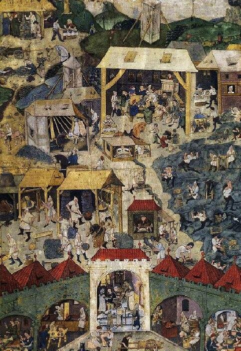 Vzácná knižní miniatura s motivem těžby a zpracování stříbra v Kutné Hoře byla získána v dražbě v roce 2009. Byla vytvořena v 15. století jako úvodní list velké chorální knihy.