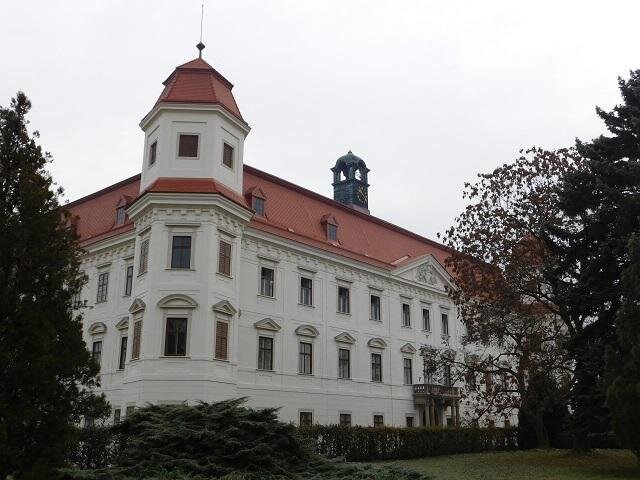 Obnovené fasády zámku