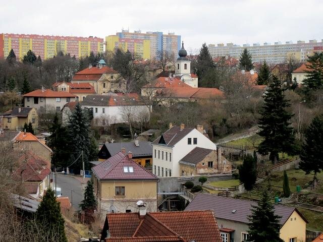 Pohled na Staré Bohnice