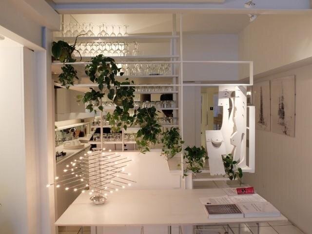 Paul Rudolph, Built-in Shelf with Integrated Sculpture, Modulightor Building, New York, 1989–1994