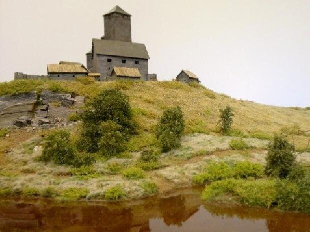 Týnec - model hradu