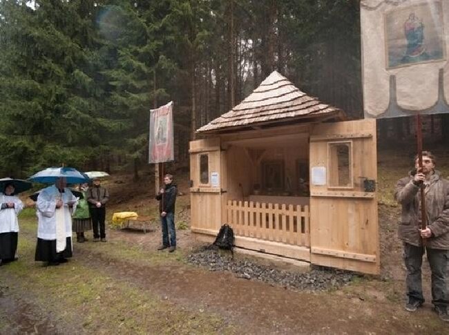 Pouť v roce 2014 - zakončení u Demelovy kaple