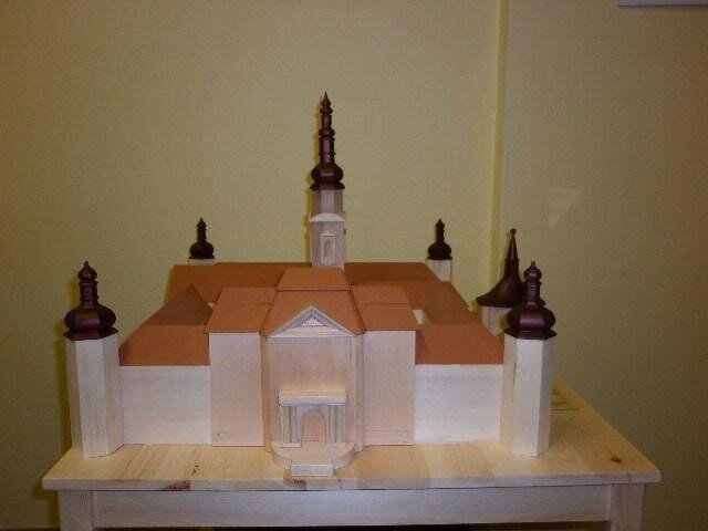 Haptický model Klášterního Hradiska v Olomouci.