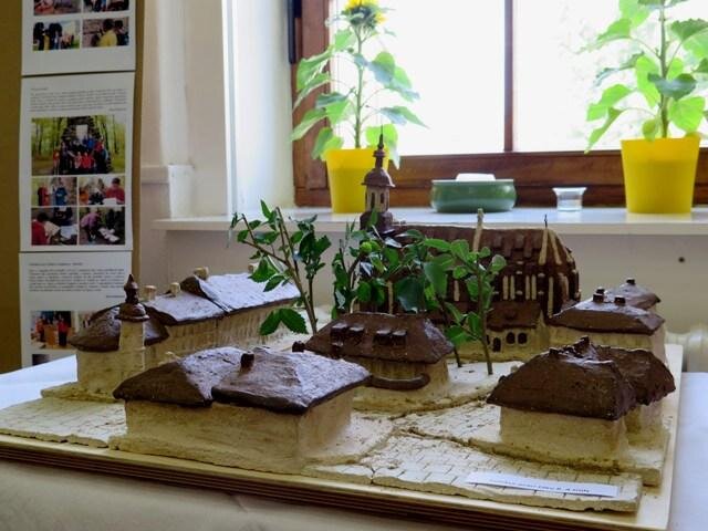 Děti vyrobily i model historické části města Opava.