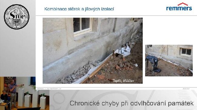 Klášter Teplá a jílové izolace
