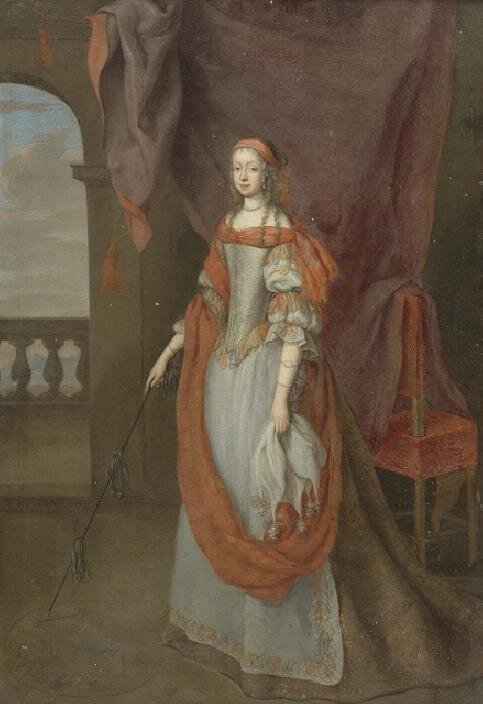 Jan Thomas a dílna, císařovna Markéta Tereza v alegorickém kostýmu, před rokem 1673