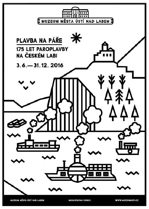 Pozvánka na výstavu Plavba na páře