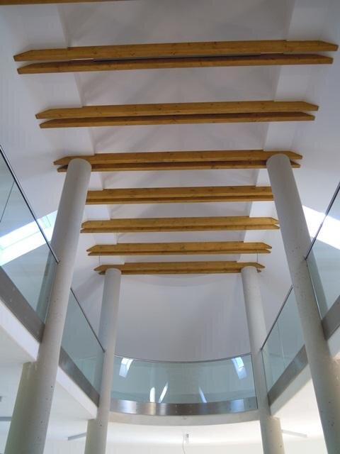 Hlavní pavilon archeoparku - interiér.